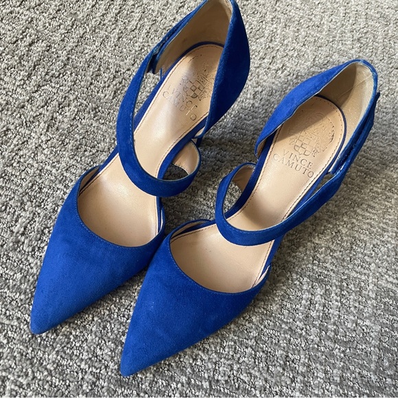 Vince Camuto D’Orsay Cobalt Blue Pumps, Size 6.5 - Picture 4 of 10